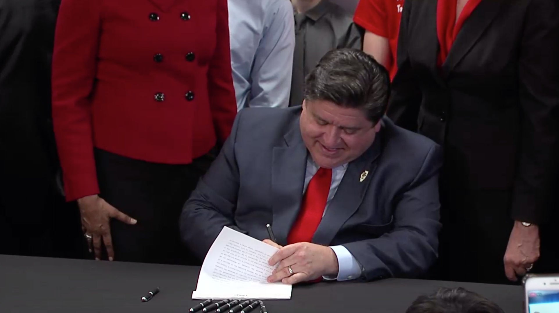 Pritzker signing